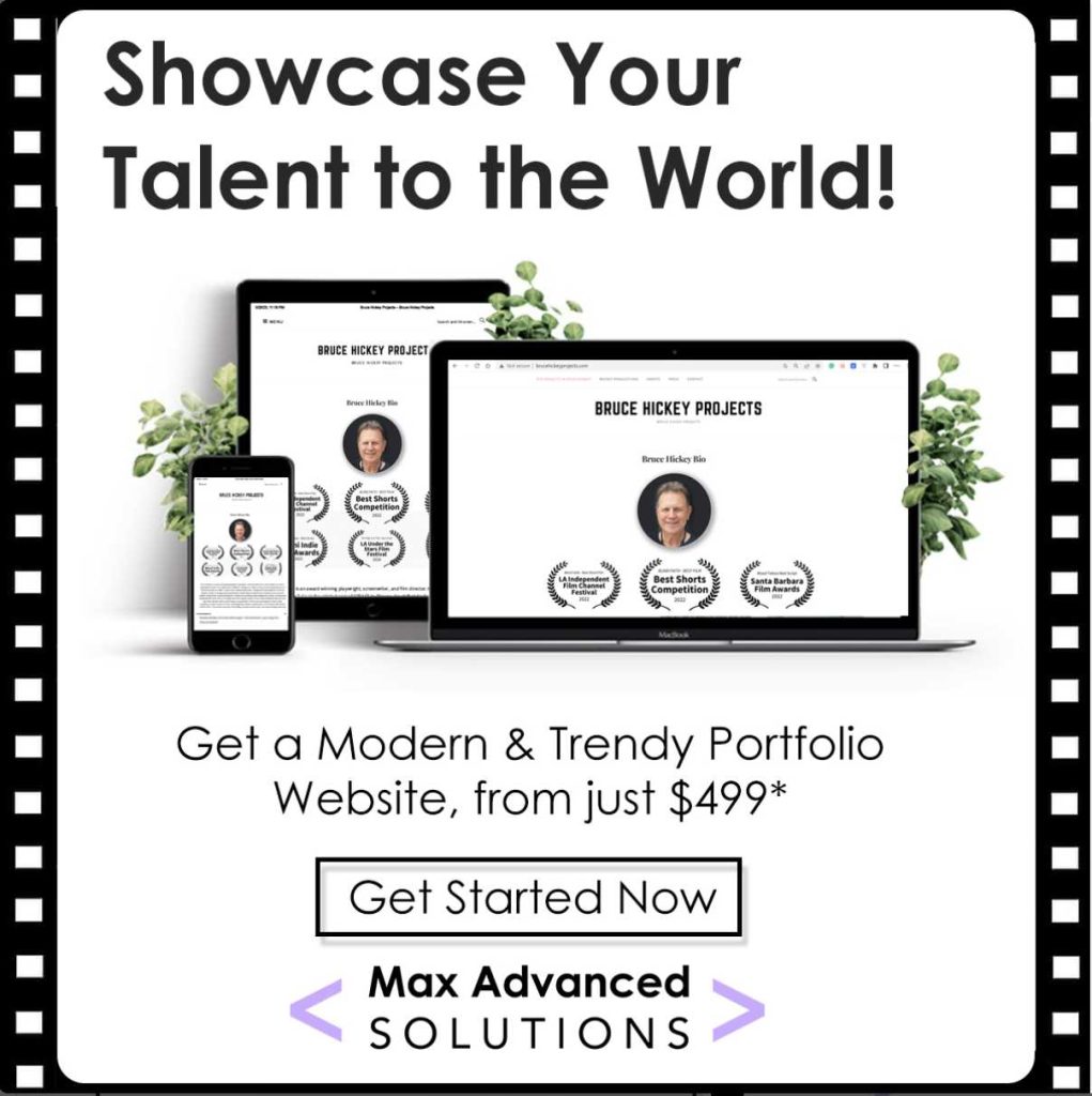 Affordable web design for actors